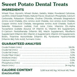 Greenies Sweet Potato Dog Dental Treats Large 12-oz 8 Count