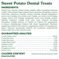 Greenies Sweet Potato Dog Dental Treats Regular 12-oz 12 Count