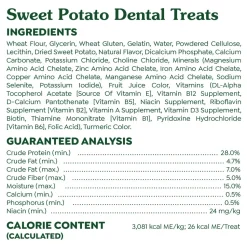 Greenies Sweet Potato Dog Dental Treats Teenie 12-oz 43 Count