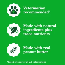 Greenies Tablet Pill Pockets Dog Treats Peanut Butter 3.2-oz 30 Count