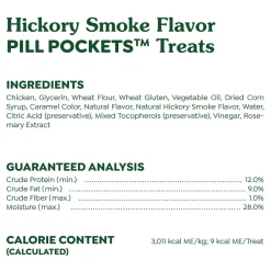 Greenies Tablet Pill Pockets Dog Treats Hickory Smoke 3.2-oz 30 Count