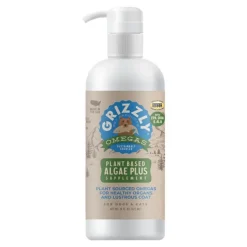 Grizzly Omegas Plant Based Algae Plus Food Supplement for Dogs & Cats 16-oz