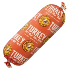 Happy Howie's Turkey Soft Meat Roll Dog Treat 12-oz