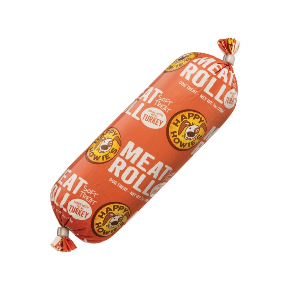 Happy Howie's Turkey Soft Meat Roll Dog Treat 7-oz