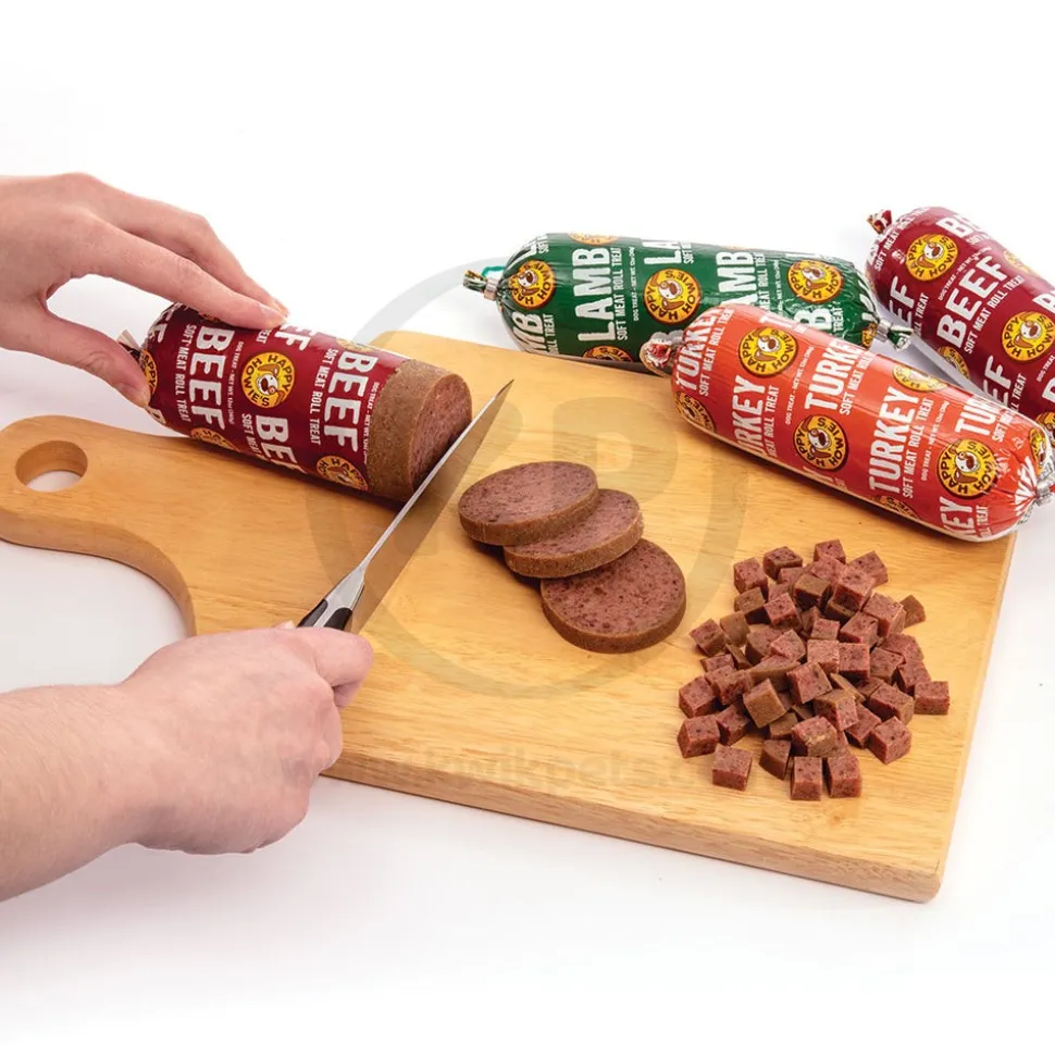 Happy Howie's Turkey Soft Meat Roll Dog Treat 7-oz