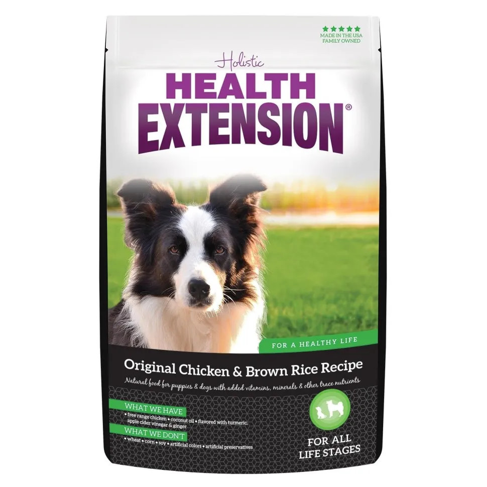 Health Extension Dry Dog Food Original Chicken & Brown Rice Recipe 4-lb