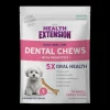 Health Extension Probiotic Dental Bones Small Dog Chews Treats 14 Count 6-oz