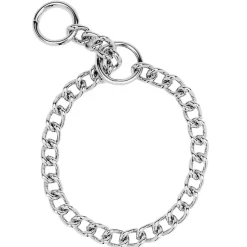 Herm Sprenger Dog Chain Training Collar 18-in Neck 2.0-mm Wide