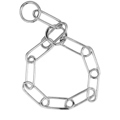 Herm Sprenger Fur Saver Link Dog Chain Training Collar 25-in Neck 4.0-mm Wide