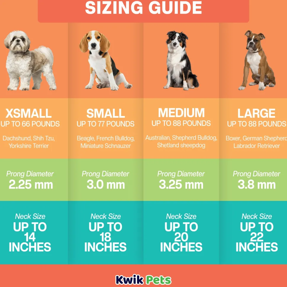 Herm Sprenger Ultra Plus Dog Prong Training Collar 22-in Neck 3.8-mm Wide