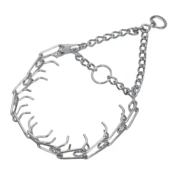Herm Sprenger Ultra Plus Dog Prong Training Collar 22-in Neck 3.8-mm Wide