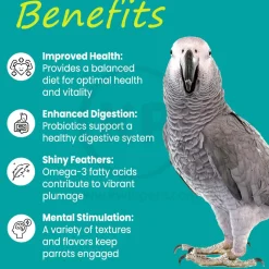 Higgins inTune Harmony Parrot & Large Bird Food 3-lb