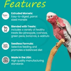 Higgins inTune Harmony Parrot & Large Bird Food 3-lb