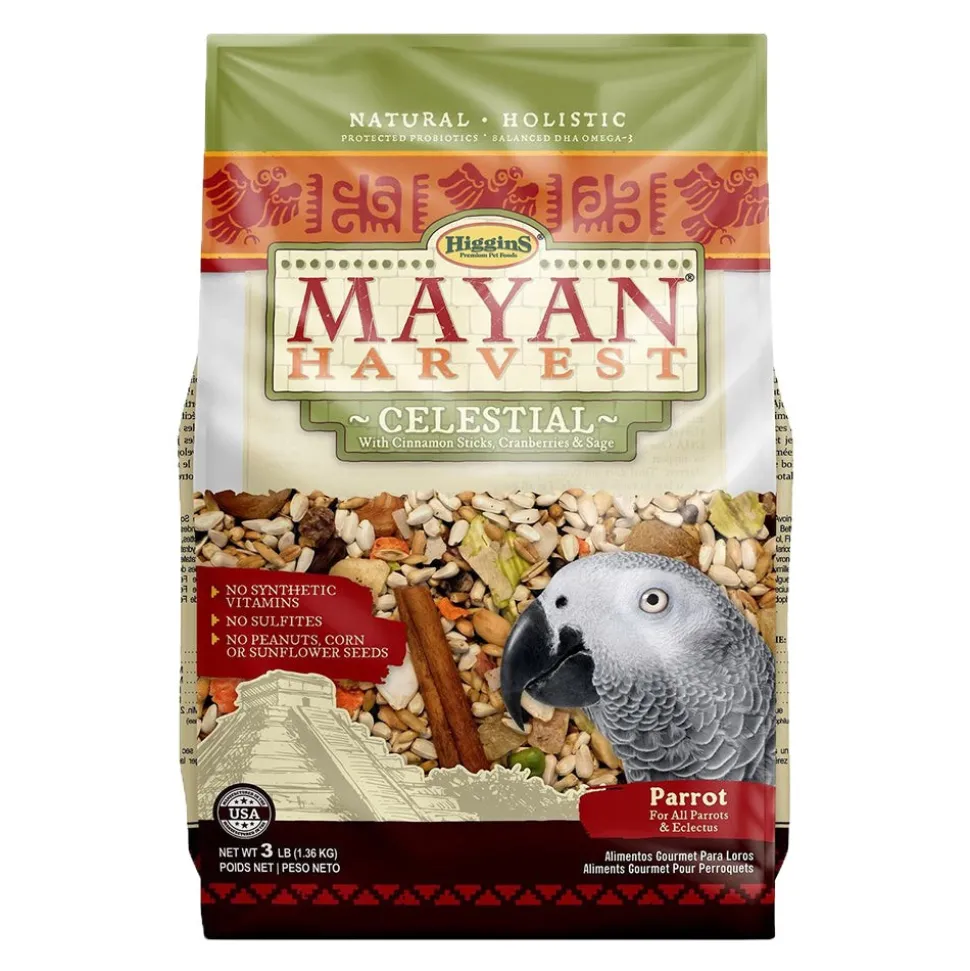 Higgins Mayan Harvest Celestial Blend Parrot & Eclectus Bird Food 3-lb