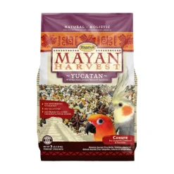 Higgins Mayan Harvest YuCatan Blend Conure Cockatiel Lovebird & Parrotlet Bird Food 3-lb
