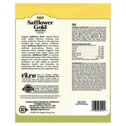 Higgins Safflower Gold Natural Blend Parrot Bird Food 3-lb