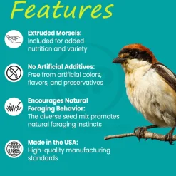 Higgins Vita Seed Finch Bird Food 5-lb