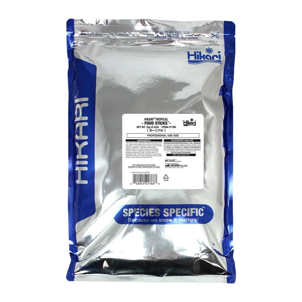 Hikari Tropical Food Sticks Floating Fish Food 2.2-lb