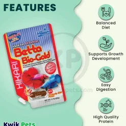 Hikari USA Betta BioGold Pellets Fish Food 0.7-oz