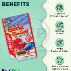 Hikari USA Betta BioGold Pellets Fish Food 0.7-oz