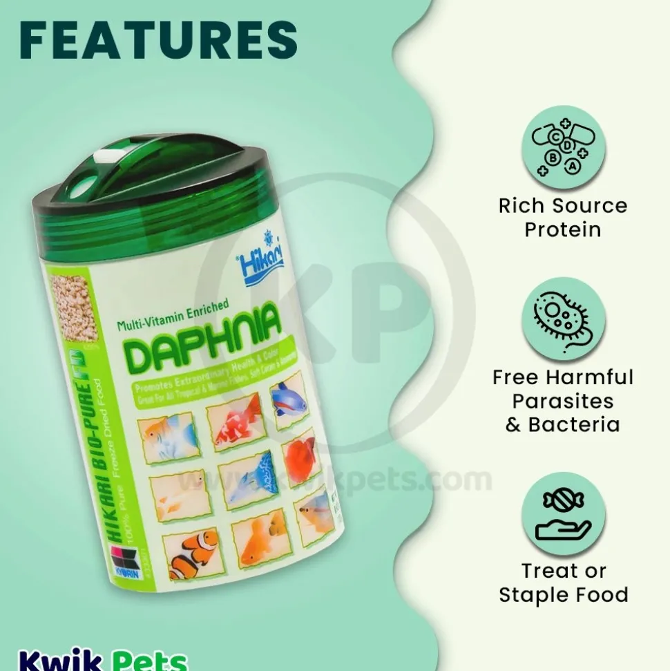 Hikari USA Bio-Pure Daphnia Freeze Dried Fish Food 0.42-oz