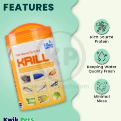 Hikari USA Bio-Pure Krill Freeze Dried Fish Food 0.71-oz
