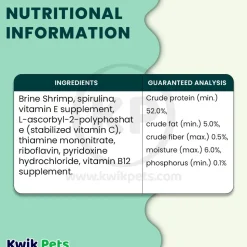 Hikari USA Bio-Pure Spirulina Brine Shrimp Freeze Dried Fish Food 1.76-oz