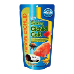 Hikari USA Cichlid Gold Sinking Mini Pellets Fish Food 12-oz