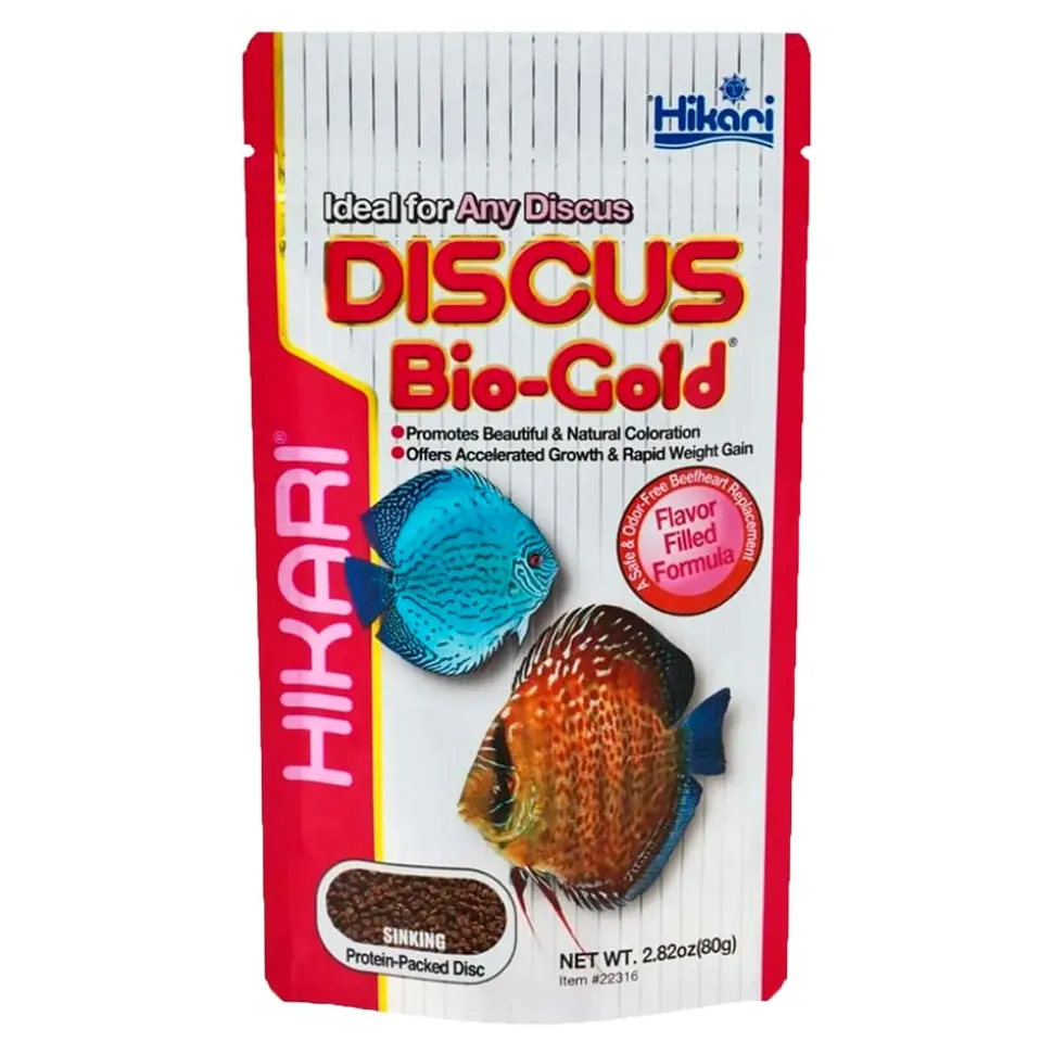 Hikari USA Discus Bio-Gold Sinking Pellets Fish Food 2.82-oz