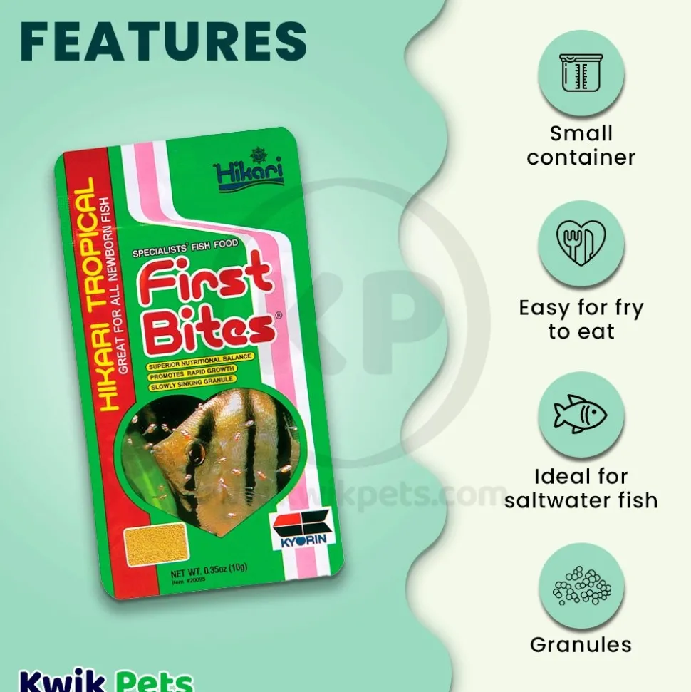 Hikari USA First Bites Granule Fish Food 0.35-oz