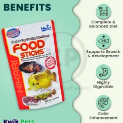 Hikari USA Food Sticks Floating Fish Food 8.8-oz
