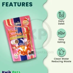 Hikari USA Goldfish Gold Floating Baby Pellets Fish Food 10.5-oz