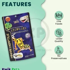 Hikari USA Herptile LeopaGel Reptile Food 2.11-oz