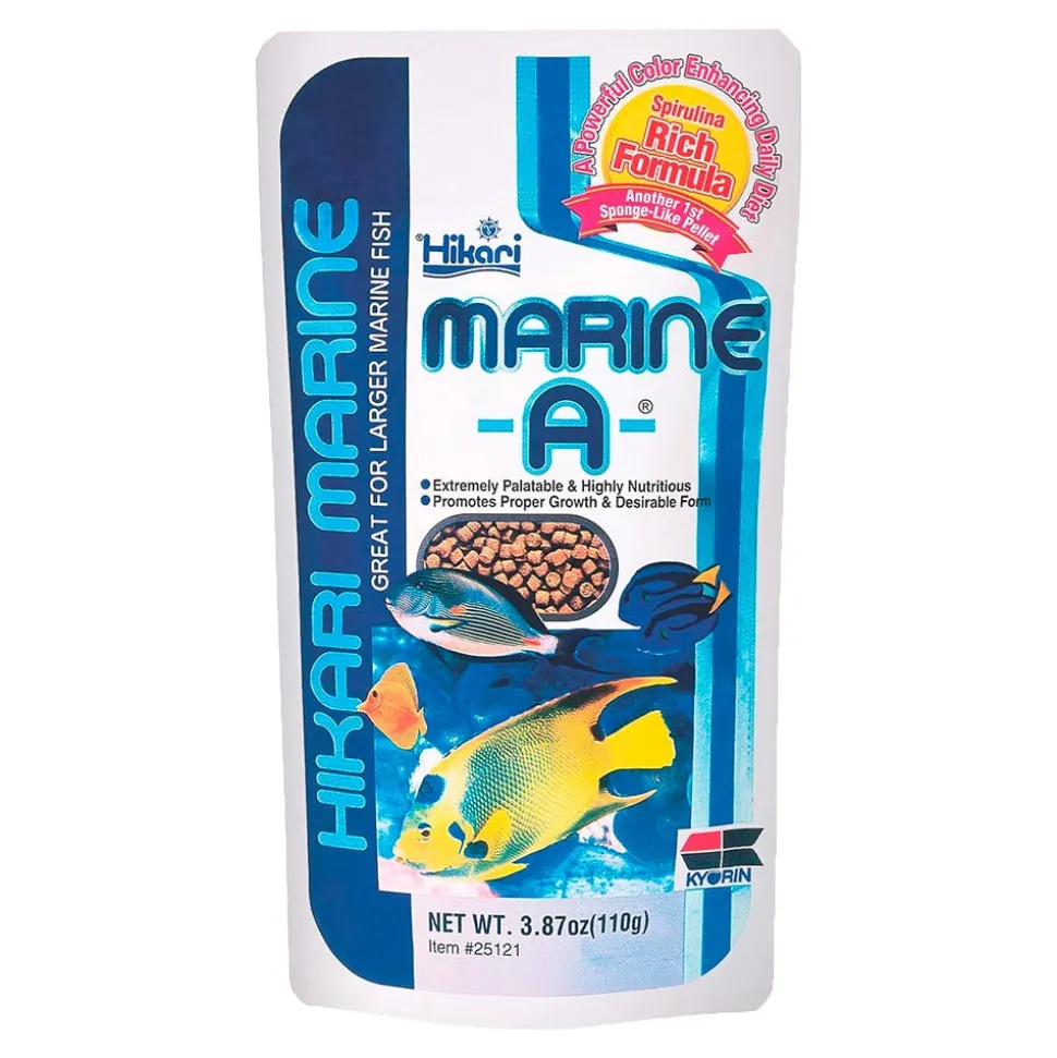 Hikari USA Marine A Pellets Slow Sinking Fish Food 3.87-oz