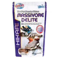 Hikari USA Massivore Delite Carnivore Pellets Fish Food Large 13.4-oz
