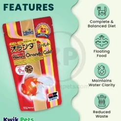 Hikari USA Oranda Gold Floating Mini Pellets Fish Food 3.5-oz