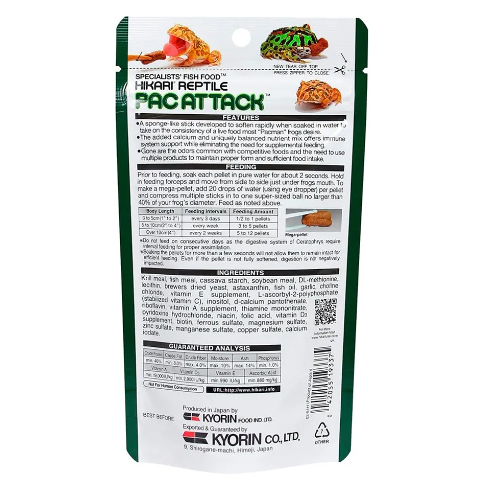 Hikari USA Packman Frog PAC Attack Wet Food 1.41-oz