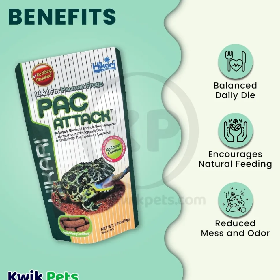 Hikari USA Packman Frog PAC Attack Wet Food 1.41-oz