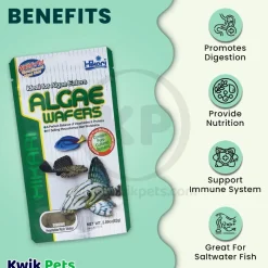 Hikari USA Rapidly Sinking Algae Wafers Fish Food 2.89-oz