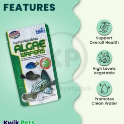 Hikari USA Rapidly Sinking Algae Wafers Fish Food 1.41-oz