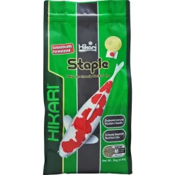 Hikari USA Staple Growth Formula Medium Pellet Fish Food for Koi and Pond 4.4-lb
