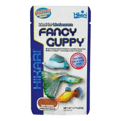 Hikari USA Tropical Fancy Guppy Semi-Floating Granules Fish Food 0.77-oz