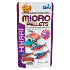 Hikari USA Tropical Semi-Floating Micro Pellets Fish Food 0.77-oz