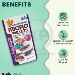 Hikari USA Tropical Semi-Floating Micro Pellets Fish Food 0.77-oz