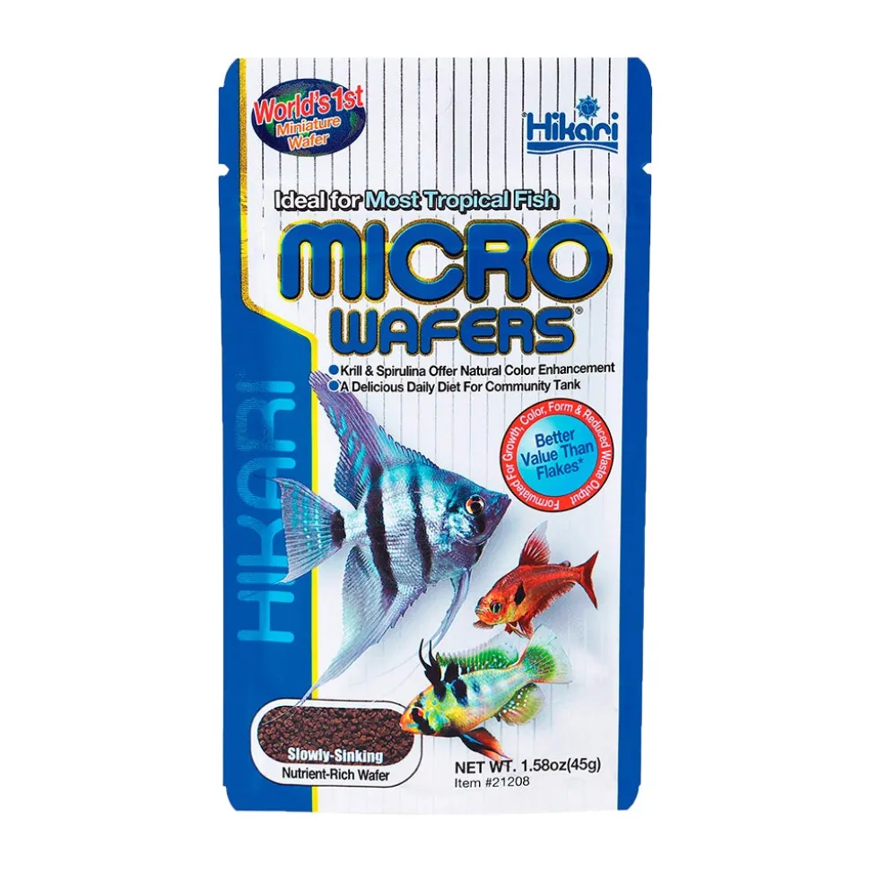 Hikari USA Tropical Slow Sinking Micro Wafers Fish Food 1.58-oz