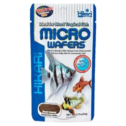 Hikari USA Tropical Slow Sinking Micro Wafers Fish Food 0.7-oz