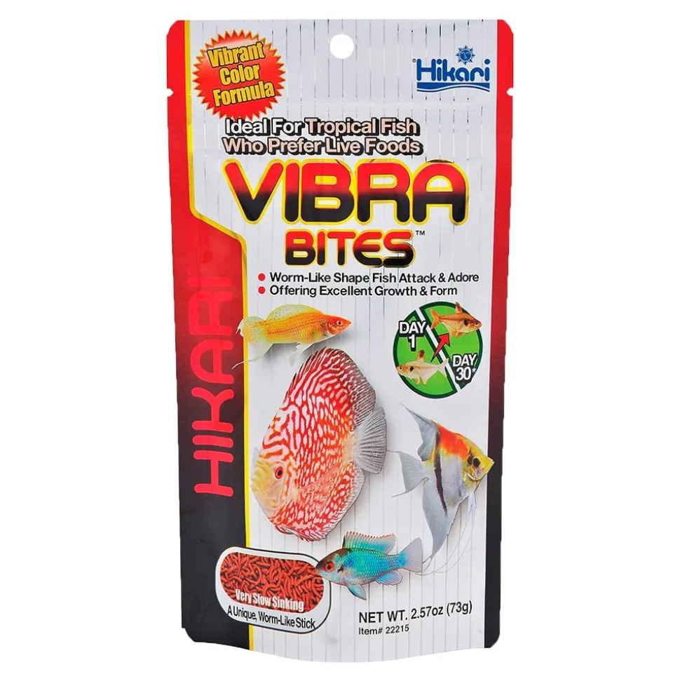 Hikari USA Vibra Bites Tropical Very Slow Sinking Fish Food 2.57-oz