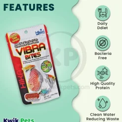 Hikari USA Vibra Bites Tropical Very Slow Sinking Fish Food 1.23-oz