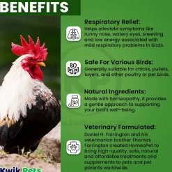 HomeoPet Avian Nose Relief Supplement for Birds 15 ml