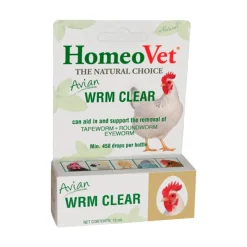 HomeoPet Avian WRM Clear Dewormer for Birds 15-ml